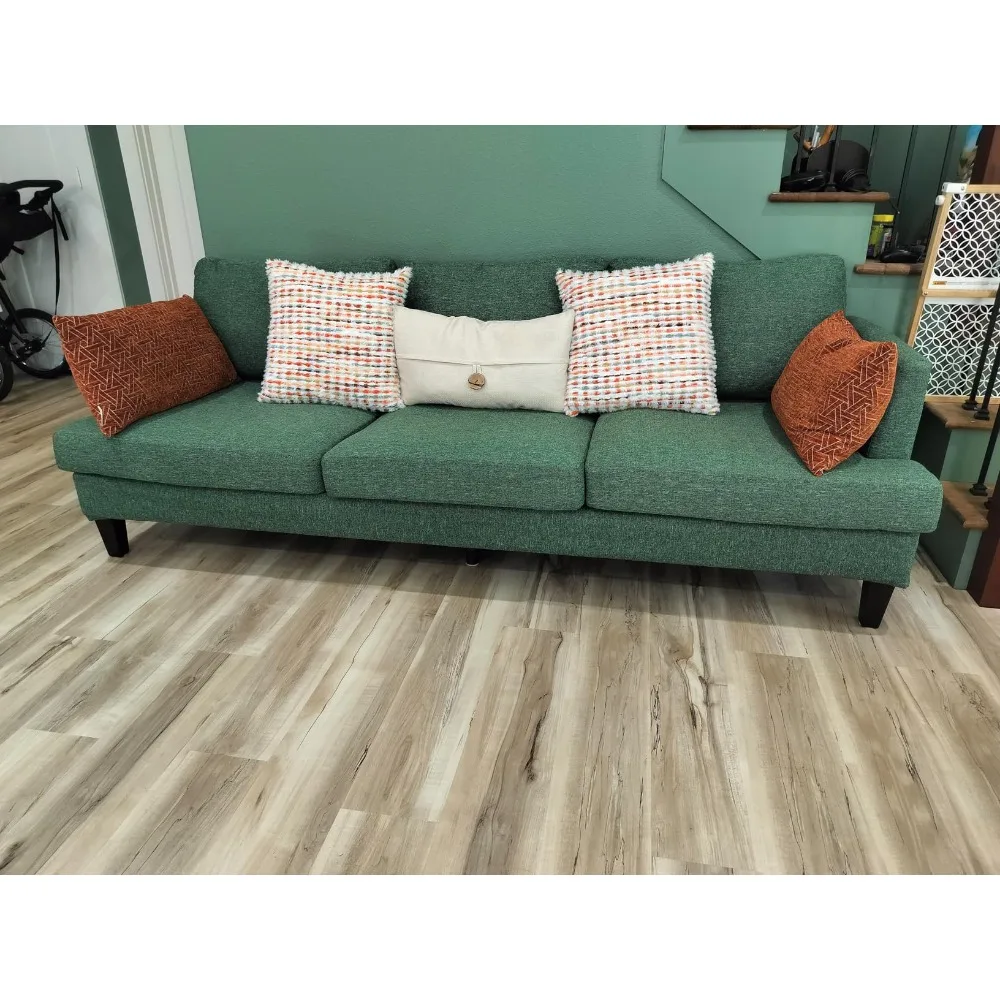 Mid Century Modern Upholstered Sofa with Deep Seats | Comfy Living Room & Bedroom Couch with Armrests
Mid Century Modern Upholstered Sofa with Deep Seats | Comfy Living Room & Bedroom Couch with Armrests
