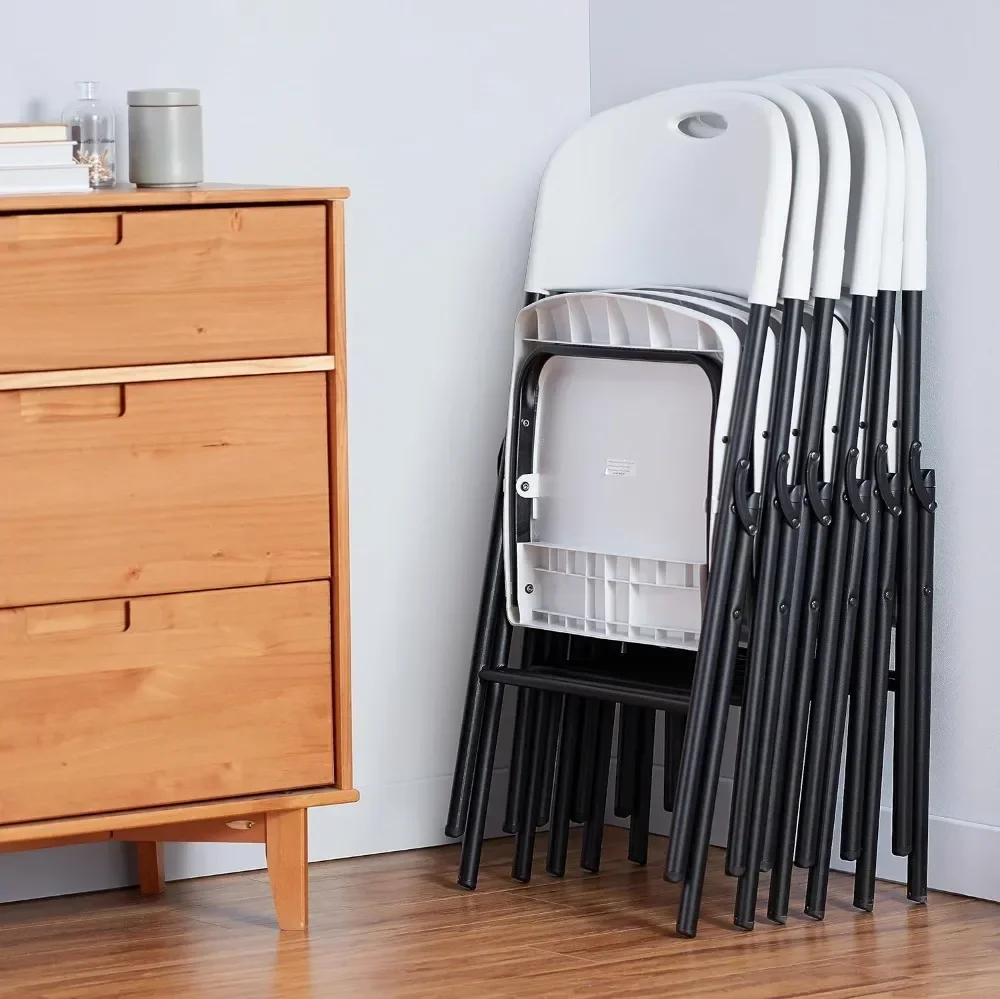 Складной пластиковый стул Basics емкостью 350 фунтов — 6 шт., белый, конференц-стул, складной стул для вечеринок, уличный стул,
Складной пластиковый стул Basics емкостью 350 фунтов — 6 шт., белый, конференц-стул, складной стул для вечеринок, уличный стул,