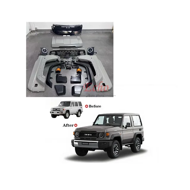 2024 upgrade body kit for Toyota Land cruiser 79 78 76 PICKUP ,2024 upgrade kit For 2010-2020 land cruiser 79 body kit
2024 upgrade body kit for Toyota Land cruiser 79 78 76 PICKUP ,2024 upgrade kit For 2010-2020 land cruiser 79 body kit