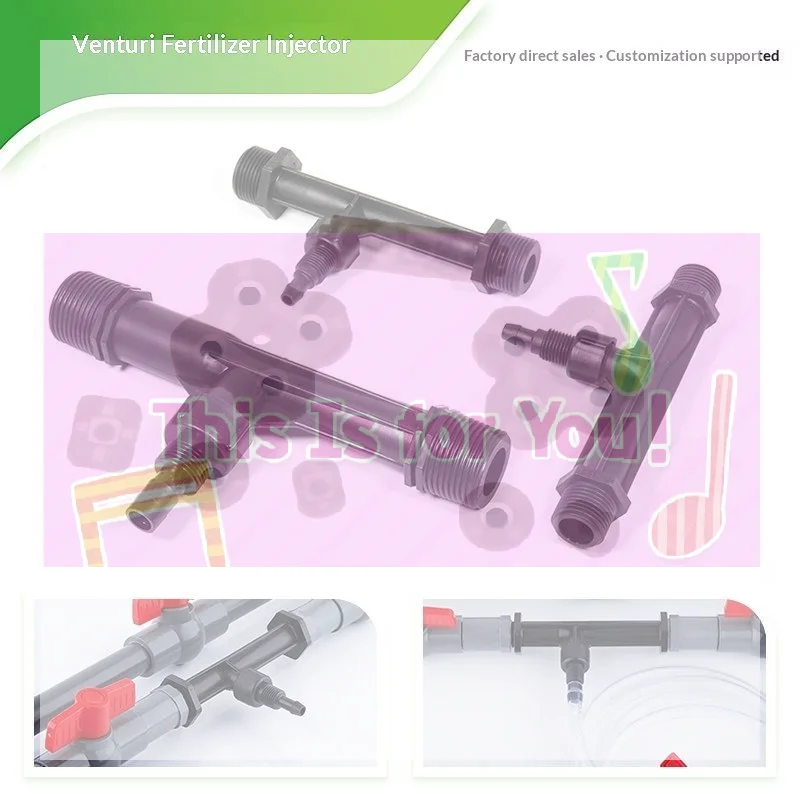 【MA】Heavy Duty Black Venturi Irrigation Injector Leakproof Design Multiple Sizes For Garden Farm Yard Watering Use
【MA】Heavy Duty Black Venturi Irrigation Injector Leakproof Design Multiple Sizes For Garden Farm Yard Watering Use