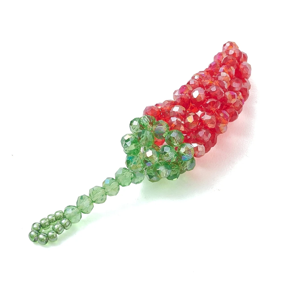 8pcs Handmade Glass Beaded Chili Pepper Pendant Red Green Beaded Charm for Jewelry Earring Necklace Making DIY
8pcs Handmade Glass Beaded Chili Pepper Pendant Red Green Beaded Charm for Jewelry Earring Necklace Making DIY