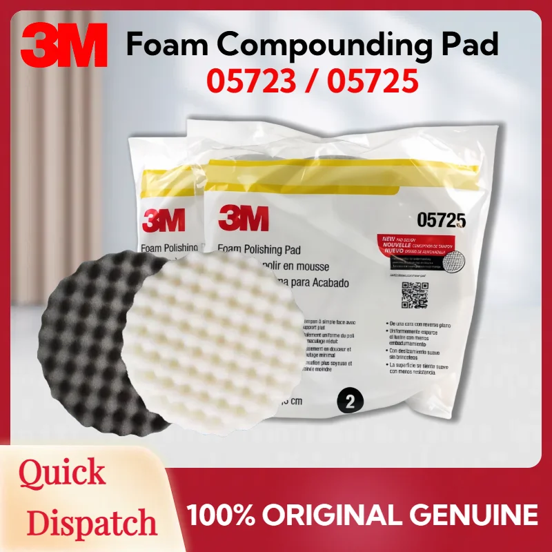 Original 3M Perfect-lt Foam Compounding Pad 05723 05725 Single Sided Foam Polishing Pad for Auto 2 Pads
Original 3M Perfect-lt Foam Compounding Pad 05723 05725 Single Sided Foam Polishing Pad for Auto 2 Pads