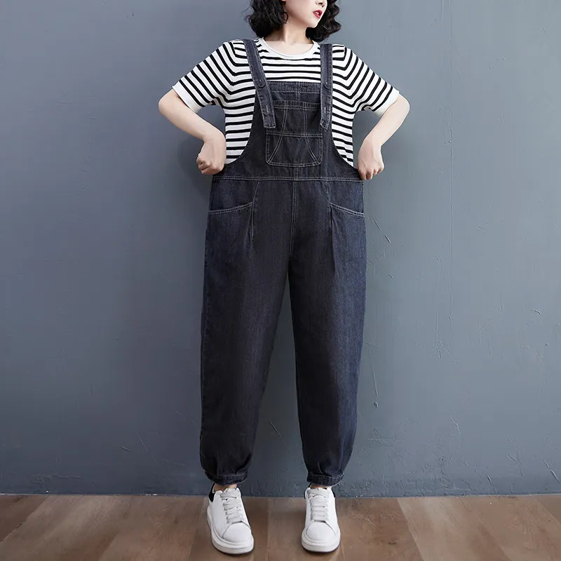 Summer New Women's Denim Overalls High Waisted Straight Leg Oversized Jumpsuit
Summer New Women's Denim Overalls High Waisted Straight Leg Oversized Jumpsuit