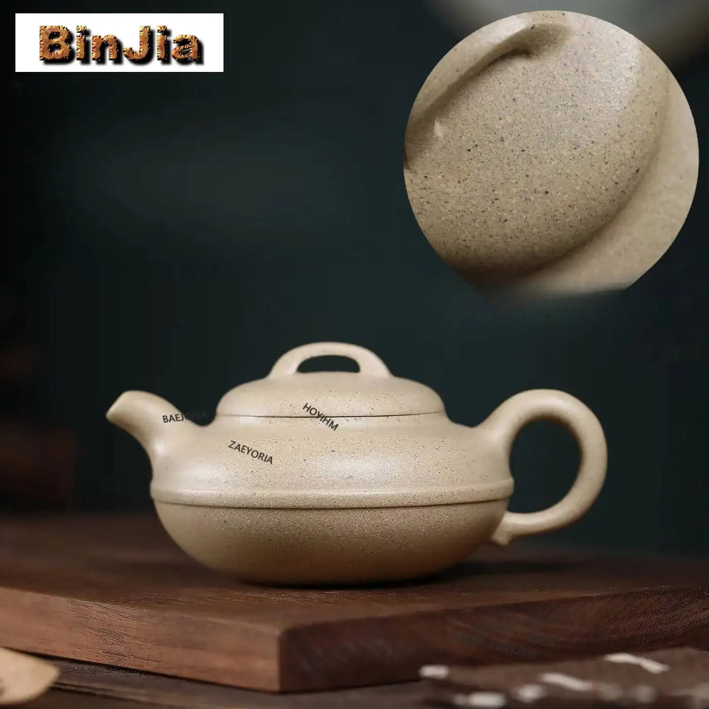 200ml Authentic Yixing Purple Clay Teapots Handmade Diplonema Pot Raw Ore Benshang Green Mud Kettle Zisha Tea Set Ornaments
200ml Authentic Yixing Purple Clay Teapots Handmade Diplonema Pot Raw Ore Benshang Green Mud Kettle Zisha Tea Set Ornaments