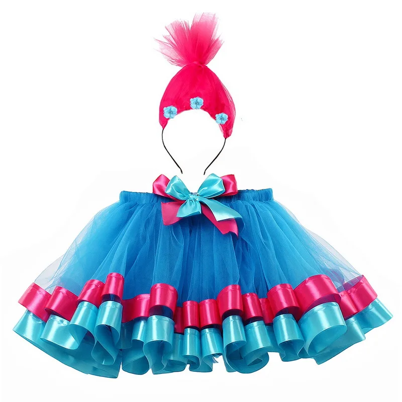 Halloween Girls Cartoon Troll Cosplay Costume Skirts and Headwear Kids Birthday Party Christmas Fancy Tulle Dresses
Halloween Girls Cartoon Troll Cosplay Costume Skirts and Headwear Kids Birthday Party Christmas Fancy Tulle Dresses