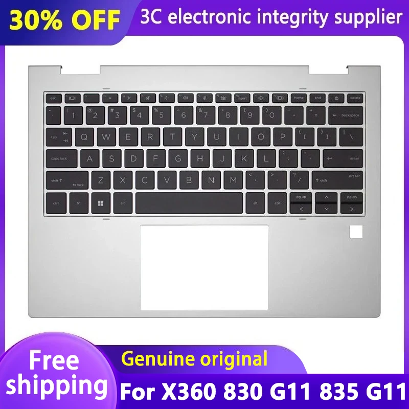 Original New US Keyboard for EliteBook X360 830 G11 835 G11 Laptop Palmrest with Backlit Keyboard Upper Cover Topcase English
Original New US Keyboard for EliteBook X360 830 G11 835 G11 Laptop Palmrest with Backlit Keyboard Upper Cover Topcase English