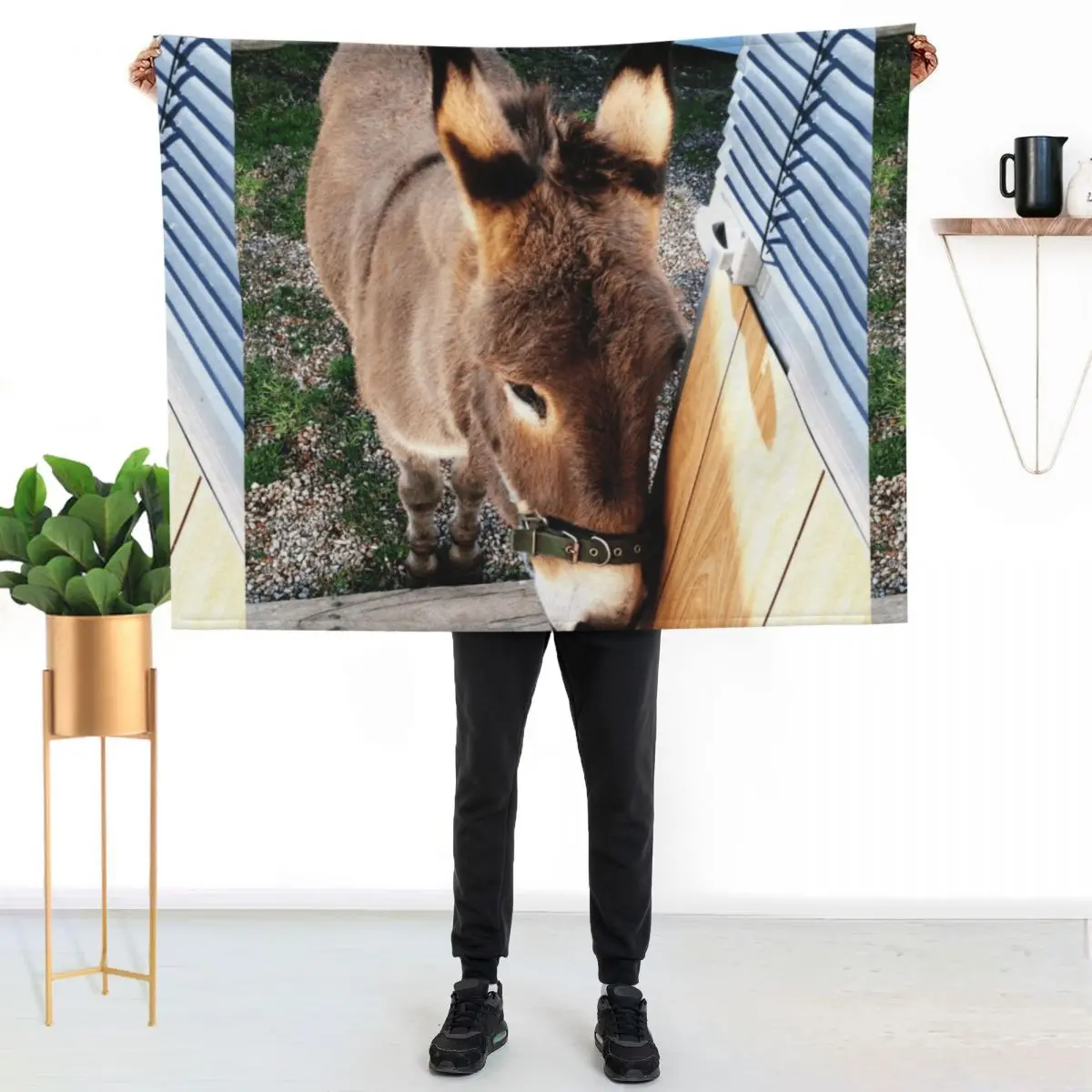 Donkey Throw Blanket Breathable Lightweight Blanket for Adults Kids
Donkey Throw Blanket Breathable Lightweight Blanket for Adults Kids