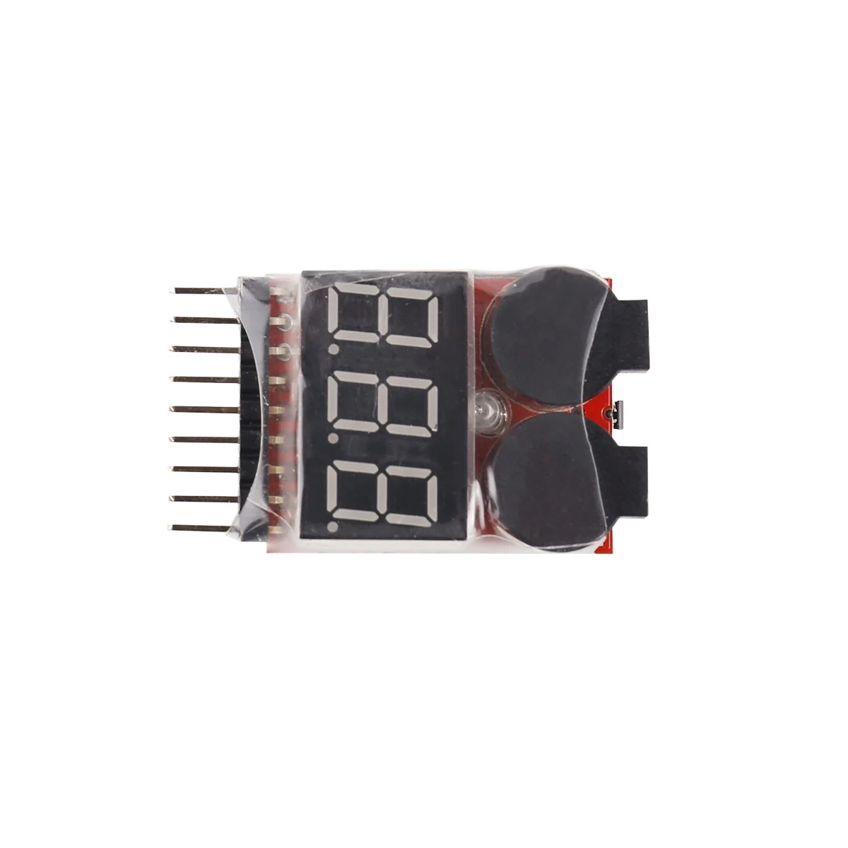 1-8S Lipo Battery Voltage Checker with Loud Double Buzzer Alarm LED Display Low Voltage Warning for RC Car Drone Helicopter FPV
1-8S Lipo Battery Voltage Checker with Loud Double Buzzer Alarm LED Display Low Voltage Warning for RC Car Drone Helicopter FPV
