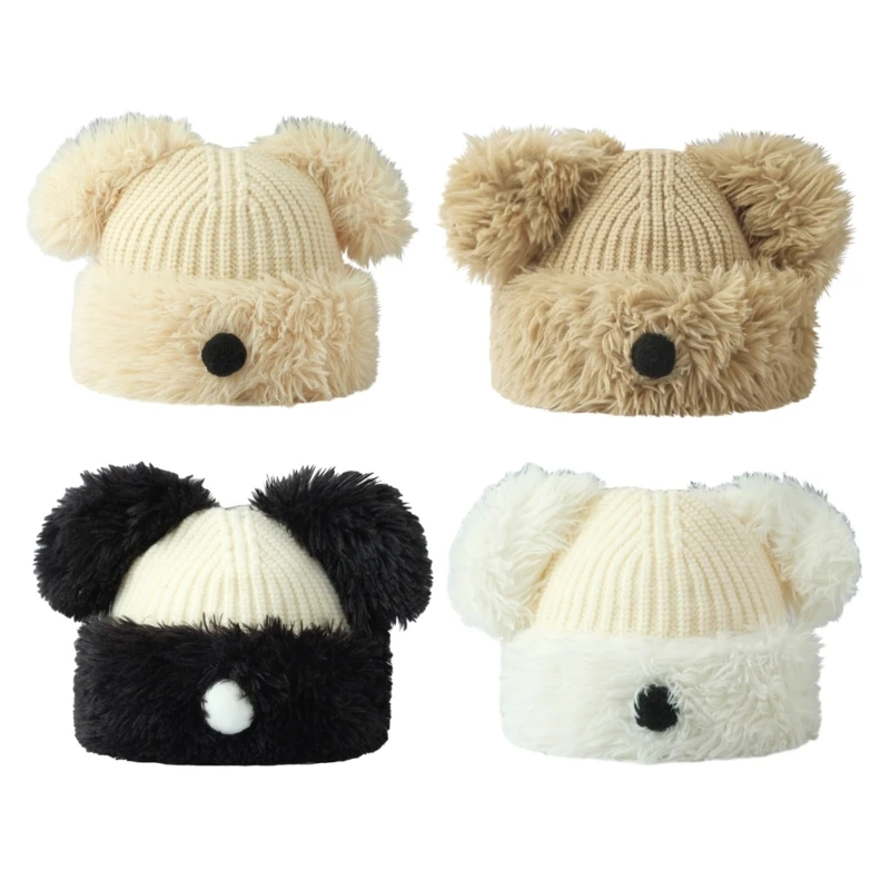 A2ES Dog Nose Hat for Lady Girl Lovely Skull Hat Thicken Warm Cartoon Bonnet Hat Cold Weather Outdoor Skiing Hiking Hat
A2ES Dog Nose Hat for Lady Girl Lovely Skull Hat Thicken Warm Cartoon Bonnet Hat Cold Weather Outdoor Skiing Hiking Hat