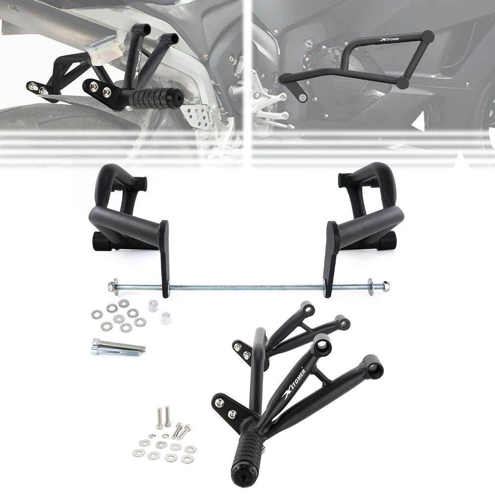 Motorcycle Stunt Cage Engine Guard Crash Bars&Rear Footrests Subcage Protection CBR600RR 2007 2008 2009 2010 2011 2012 For HONDA
Motorcycle Stunt Cage Engine Guard Crash Bars&Rear Footrests Subcage Protection CBR600RR 2007 2008 2009 2010 2011 2012 For HONDA
