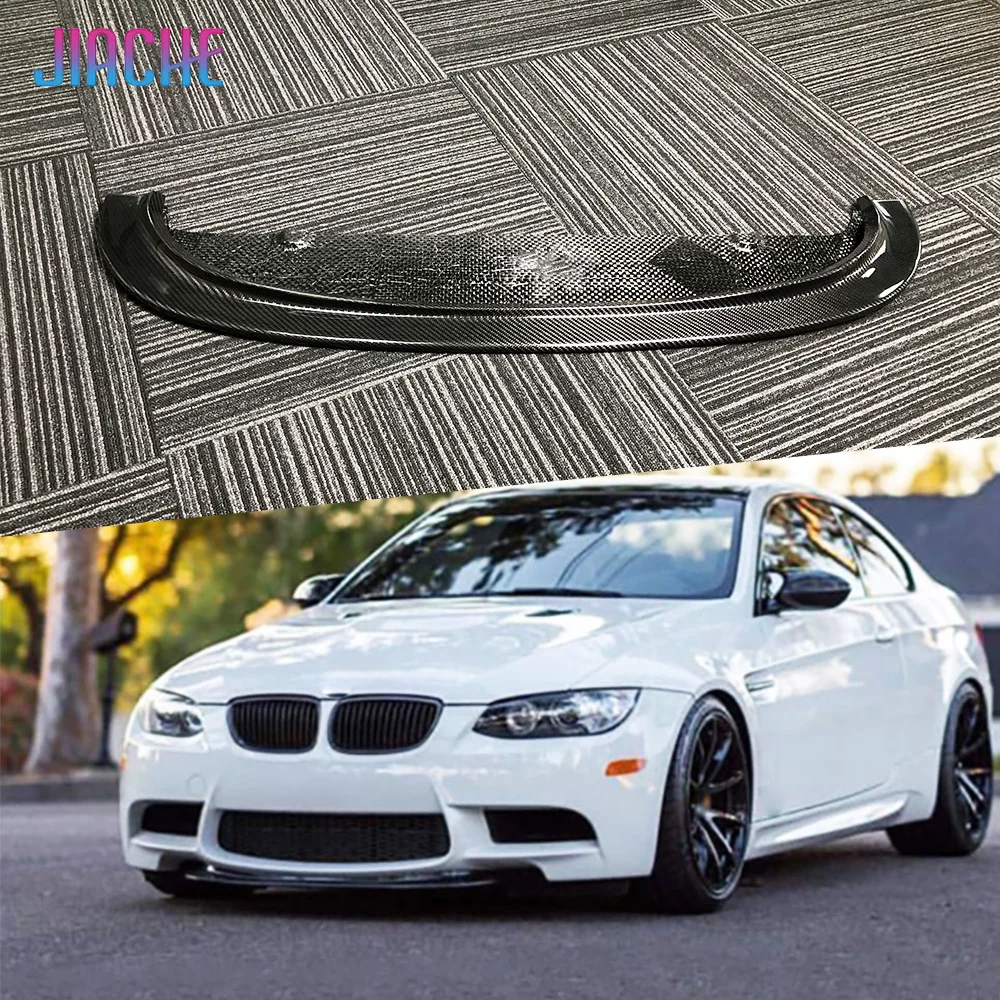 JIACHE Forged Carbon Fiber Front Bumper Lip Spoiler Car Styling For BMW 3 Series E90 E92 E93 M3 2008-2013 Facelift Accessories
JIACHE Forged Carbon Fiber Front Bumper Lip Spoiler Car Styling For BMW 3 Series E90 E92 E93 M3 2008-2013 Facelift Accessories