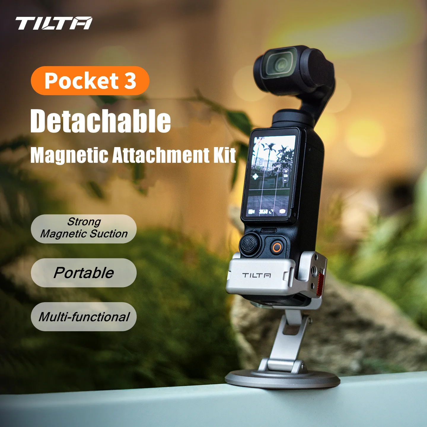 TILTA For DJI Osmo Pocket 3 Magnetic Accessory Mounting Kit with Magnetic Expansion Mount Camera Protection Cage
TILTA For DJI Osmo Pocket 3 Magnetic Accessory Mounting Kit with Magnetic Expansion Mount Camera Protection Cage
