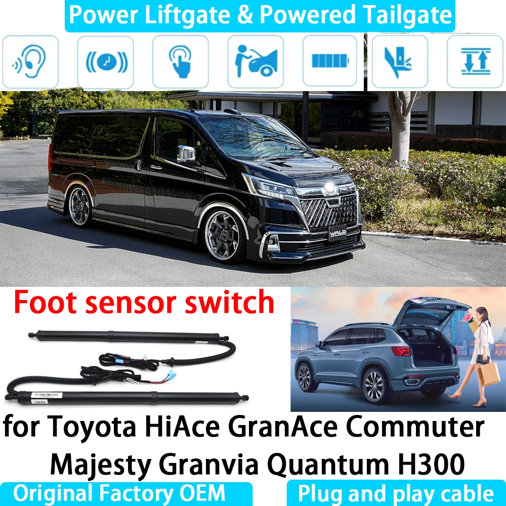 for Toyota HiAce GranAce Commuter Majesty Granvia Quantum H300 Automatic Electric Power Liftgate Powered Tailgate Strut Tail
for Toyota HiAce GranAce Commuter Majesty Granvia Quantum H300 Automatic Electric Power Liftgate Powered Tailgate Strut Tail