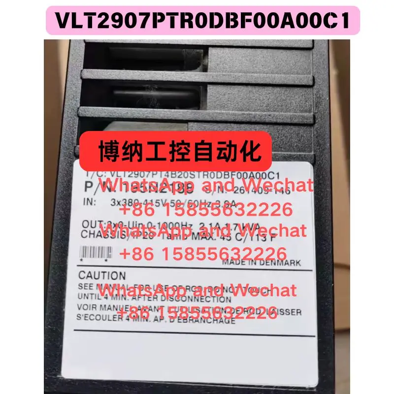 Б/у оригинальные разобранные детали серии 2900 VLT2907PTR0DB00A00C1, преобразователь частоты, функциональный тест ОК, быстрая доставка.
Б/у оригинальные разобранные детали серии 2900 VLT2907PTR0DB00A00C1, преобразователь частоты, функциональный тест ОК, быстрая доставка.