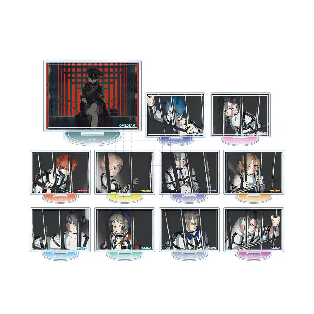 15cm Anime Game MILGRAM Acrylic stand Doll Mahiru Kazui Yuno Mikoto Amane Shidou Es Cosplay Desktop ornaments Good gifts
15cm Anime Game MILGRAM Acrylic stand Doll Mahiru Kazui Yuno Mikoto Amane Shidou Es Cosplay Desktop ornaments Good gifts