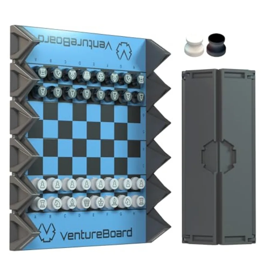 New 6 Inches Magnetic Unique Chess Set Board Game - 2 Extra Queens - Folding Board, Portable Travel Chess Board Game Pieces - B
New 6 Inches Magnetic Unique Chess Set Board Game - 2 Extra Queens - Folding Board, Portable Travel Chess Board Game Pieces - B