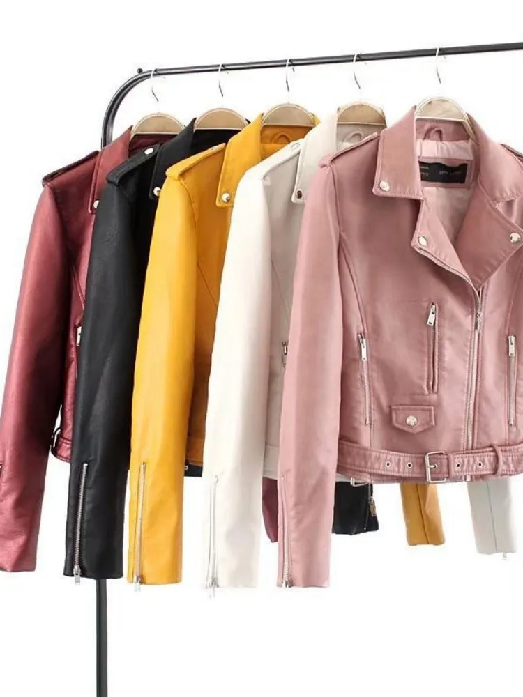 Biker Jackets Womens Jacket With Protection Autumn Winter Fleece-Lined Anti-Wind Stand-Collar Double-Breasted Buttoned All-Match
Biker Jackets Womens Jacket With Protection Autumn Winter Fleece-Lined Anti-Wind Stand-Collar Double-Breasted Buttoned All-Match