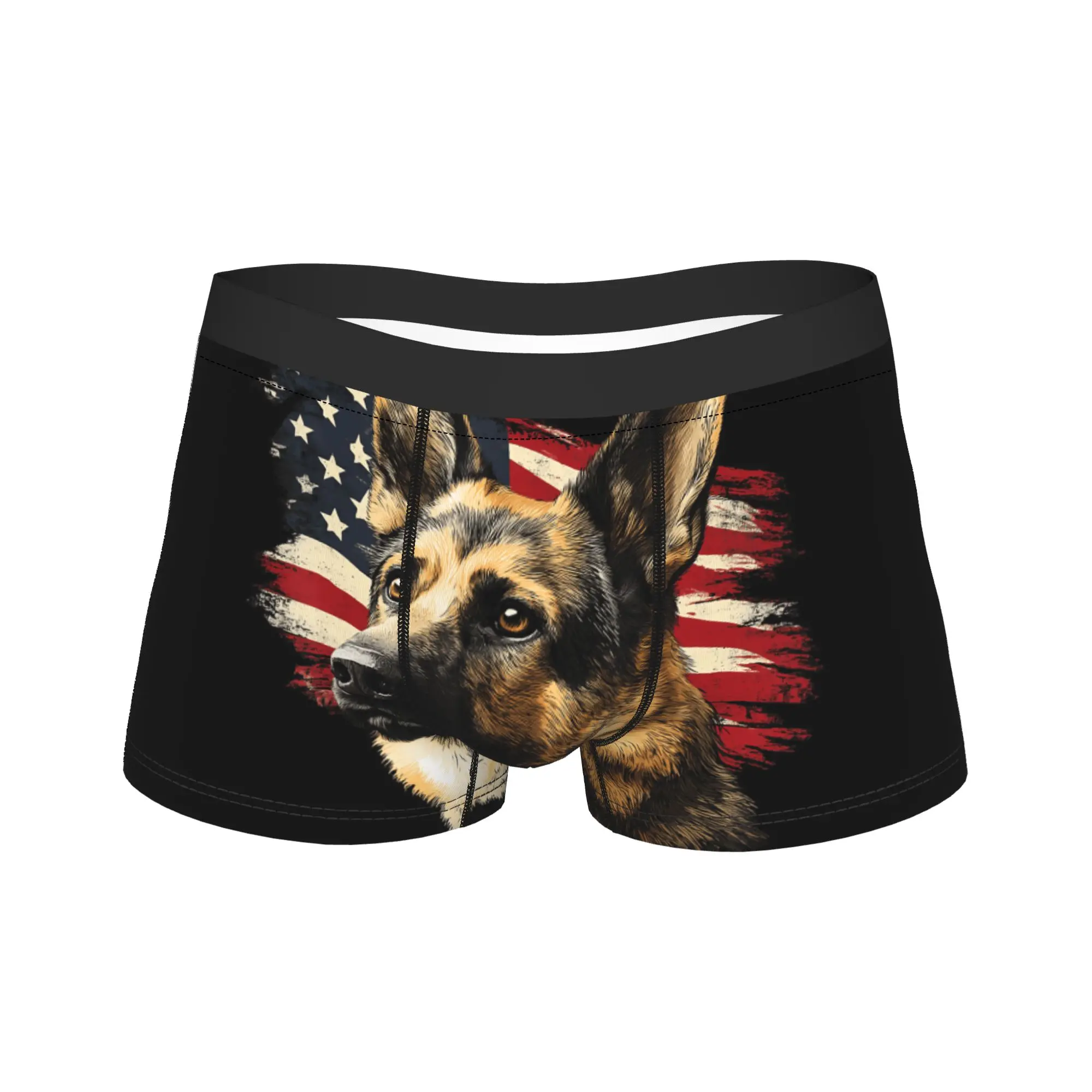 German Shepherd Dog US America USA American Flag Graphic Trunk Pouch Underwear Hot Sale Shorts Briefs Elastic Men's Panties
German Shepherd Dog US America USA American Flag Graphic Trunk Pouch Underwear Hot Sale Shorts Briefs Elastic Men's Panties