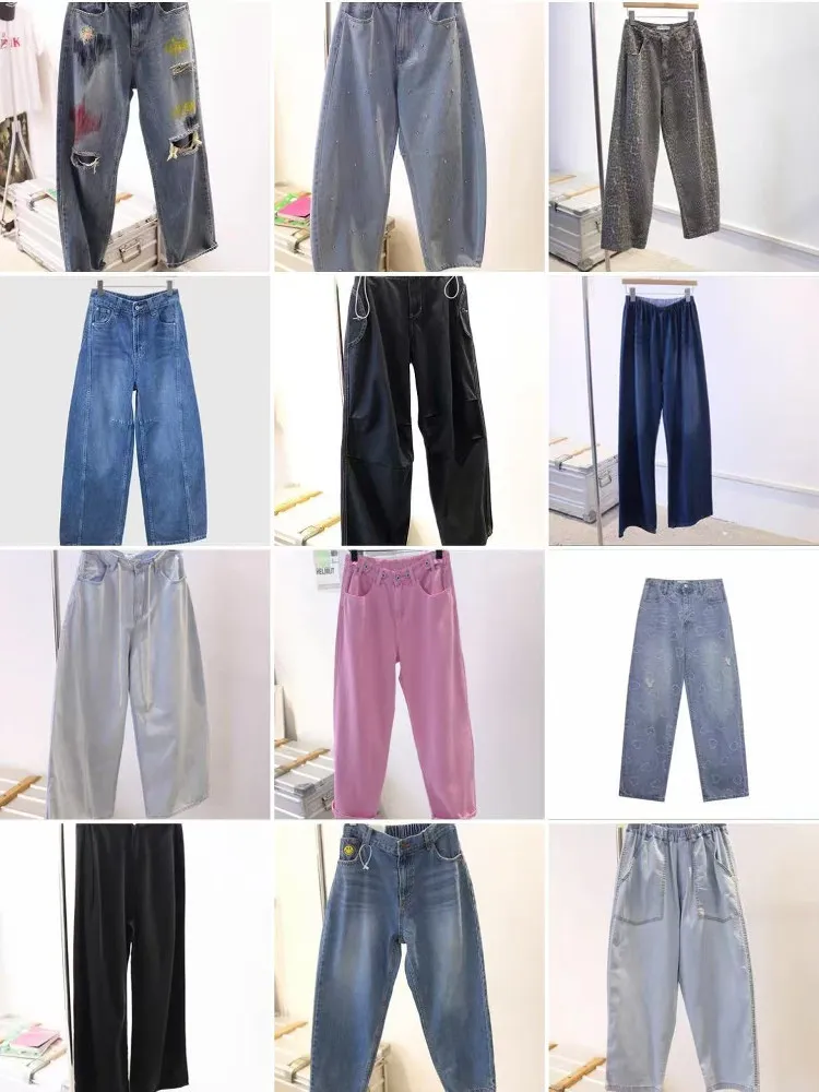 Classic Thankskim Jeans Collection Versatile Casual Loose Fit Denim Pants for Women Ripped Love Heart Pattern Spring Season
Classic Thankskim Jeans Collection Versatile Casual Loose Fit Denim Pants for Women Ripped Love Heart Pattern Spring Season