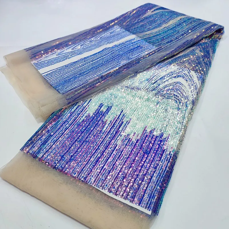 French Tulle Lace Embroidery For Decoration Wedding Dress 5yards Nigerian Fabric With Sequins TS9818
French Tulle Lace Embroidery For Decoration Wedding Dress 5yards Nigerian Fabric With Sequins TS9818