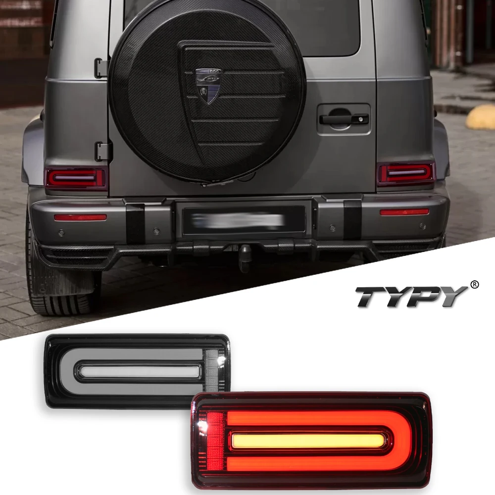 TYPY Car For Benz G-Class W463 Taillights 2007-2017 Upgrade Modified New DRL Dynamic Turn Signal LED Taillight Auto Accessories
TYPY Car For Benz G-Class W463 Taillights 2007-2017 Upgrade Modified New DRL Dynamic Turn Signal LED Taillight Auto Accessories