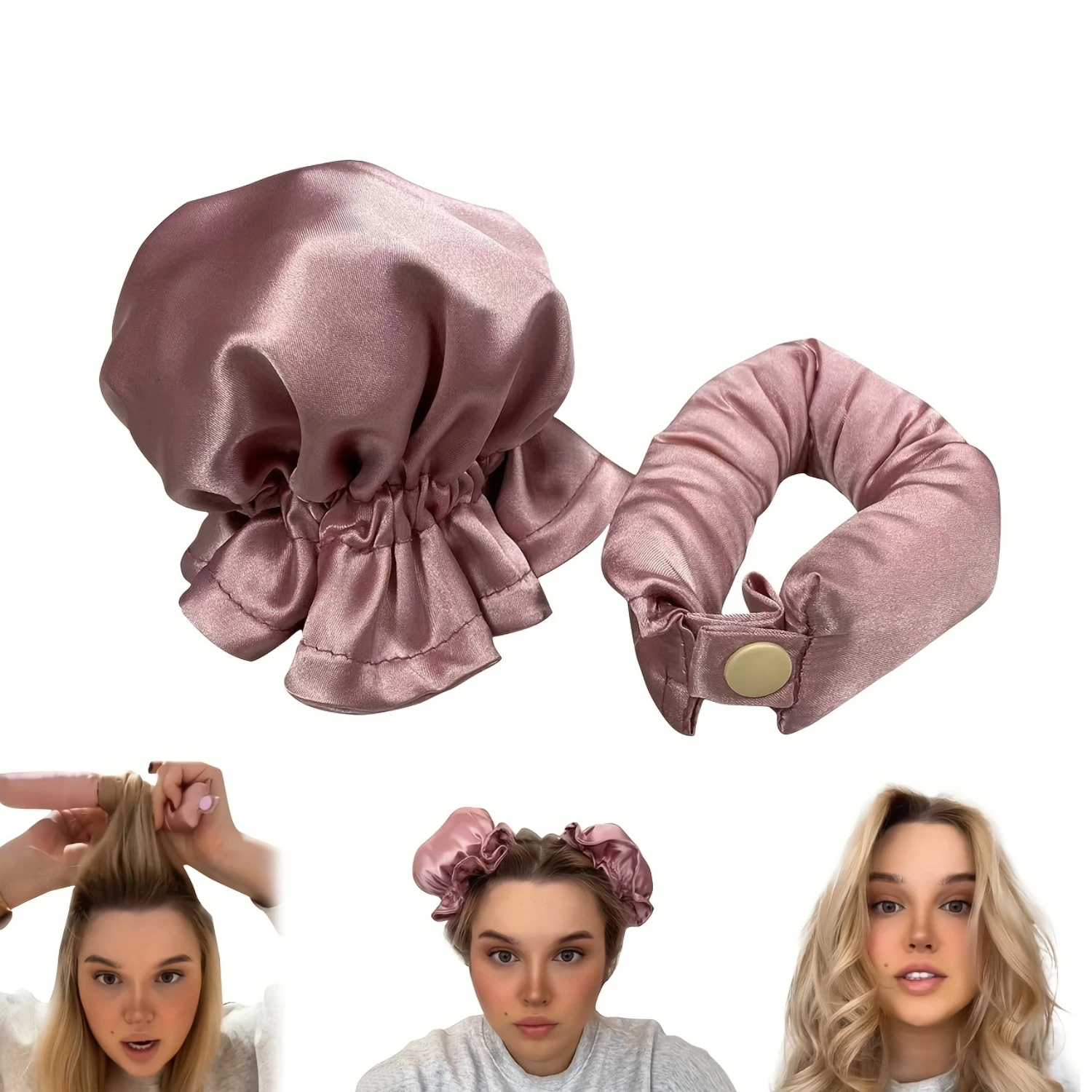 Portable Heatless Hair Curler for Sleeping - No Heat Hair Roller for Women and Girls - Easy and Convenient Hair Styling Tool
Portable Heatless Hair Curler for Sleeping - No Heat Hair Roller for Women and Girls - Easy and Convenient Hair Styling Tool
