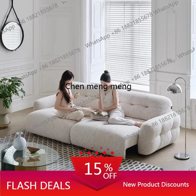Q181 French Vintage Designer Fabric Sofa Bed Living Room Modern Minimalist Electric Multifunctional Adjustable Nordic Comfort Co
Q181 French Vintage Designer Fabric Sofa Bed Living Room Modern Minimalist Electric Multifunctional Adjustable Nordic Comfort Co