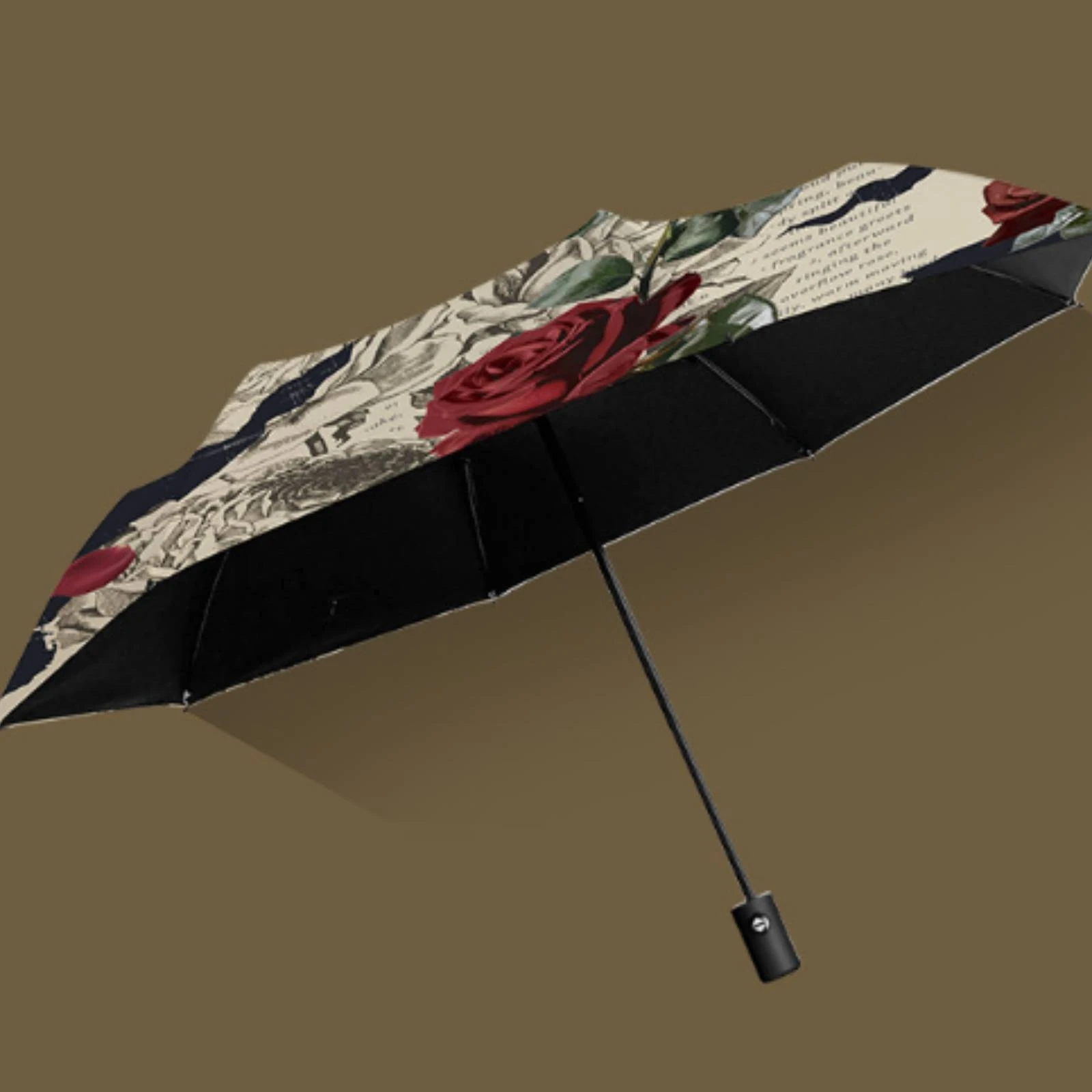 Women's Folding Umbrella Sun Protection Vintage Floral Umbrella Outdoor Accessory Octagonal Shape for Everyday Carry
Women's Folding Umbrella Sun Protection Vintage Floral Umbrella Outdoor Accessory Octagonal Shape for Everyday Carry