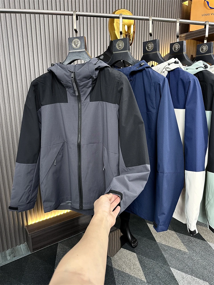 Пары Sle Six Color Blo Водонепроницаемая ветрозащитная повседневная куртка с капюшоном Осень-зима Мужская раздельная цветная защита от ветра Водонепроницаемая...
Пары Sle Six Color Blo Водонепроницаемая ветрозащитная повседневная куртка с капюшоном Осень-зима Мужская раздельная цветная защита от ветра Водонепроницаемая...