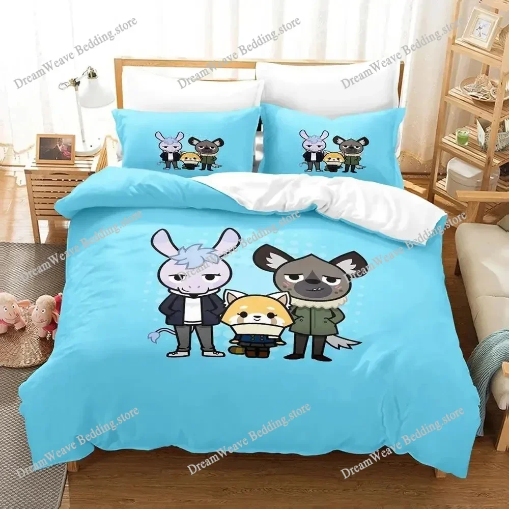 3D Print Cartoons Aggretsuko Bedding Set Duvet Cover Bed Set Quilt Cover Pillowcase Comforter King Queen Size Boys Adult Bedding
3D Print Cartoons Aggretsuko Bedding Set Duvet Cover Bed Set Quilt Cover Pillowcase Comforter King Queen Size Boys Adult Bedding