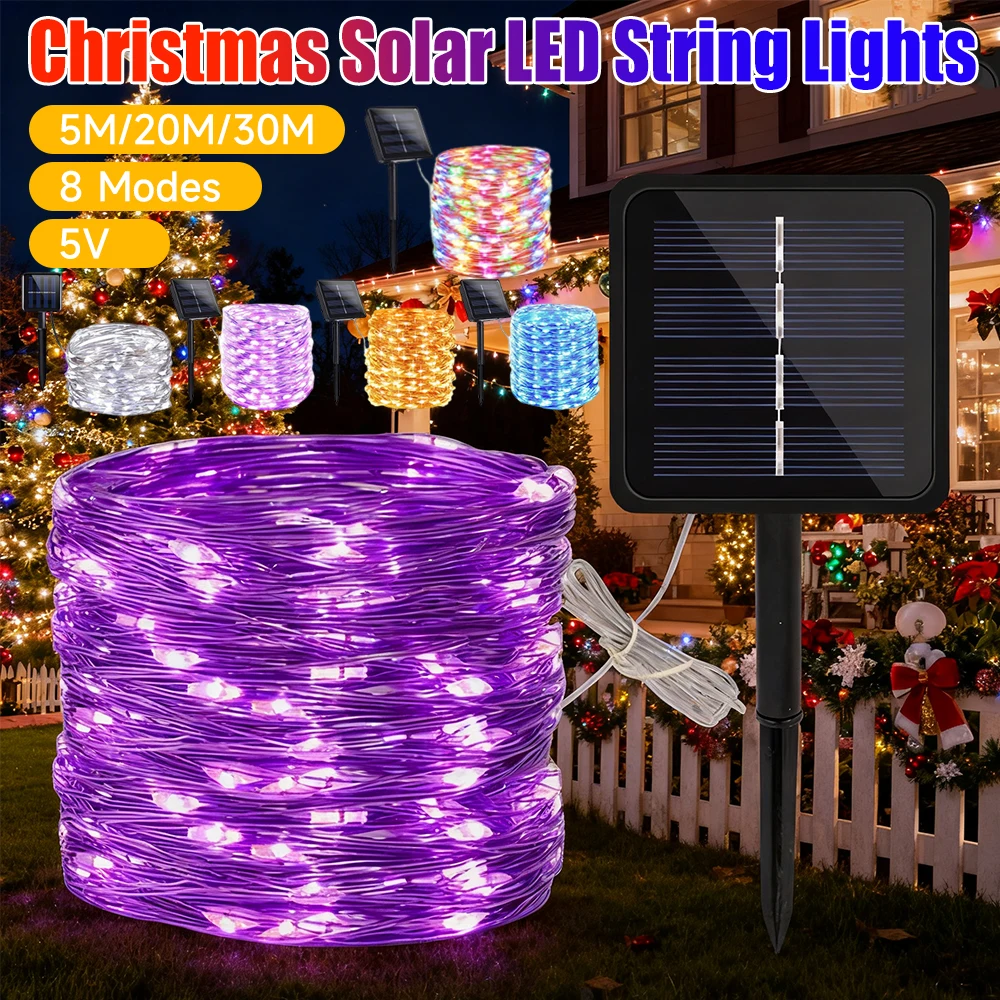 Outdoor Solar Rope Light Waterproof Garden Christmas Decoration 5M/20M/30M Xmas Garland Tube String Light Fairy Strip Solar Lamp
Outdoor Solar Rope Light Waterproof Garden Christmas Decoration 5M/20M/30M Xmas Garland Tube String Light Fairy Strip Solar Lamp