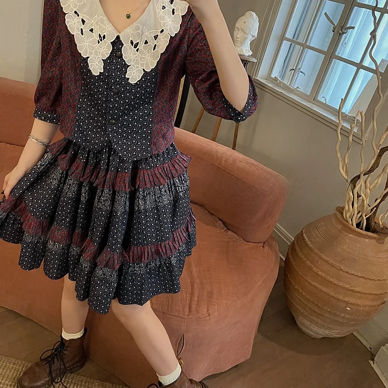 Рекомендуемый комплект VIMAS: винтажная хлопковая рубашка и юбка с цветочным принтом, отложным воротником, в стиле пэчворк, дышащий, летний, женский.
Рекомендуемый комплект VIMAS: винтажная хлопковая рубашка и юбка с цветочным принтом, отложным воротником, в стиле пэчворк, дышащий, летний, женский.