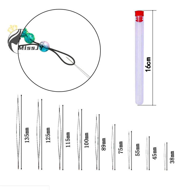 9Pcs Steel Big Eye Collapsible Beads Needle Thread Sewing Needles Different Size
9Pcs Steel Big Eye Collapsible Beads Needle Thread Sewing Needles Different Size