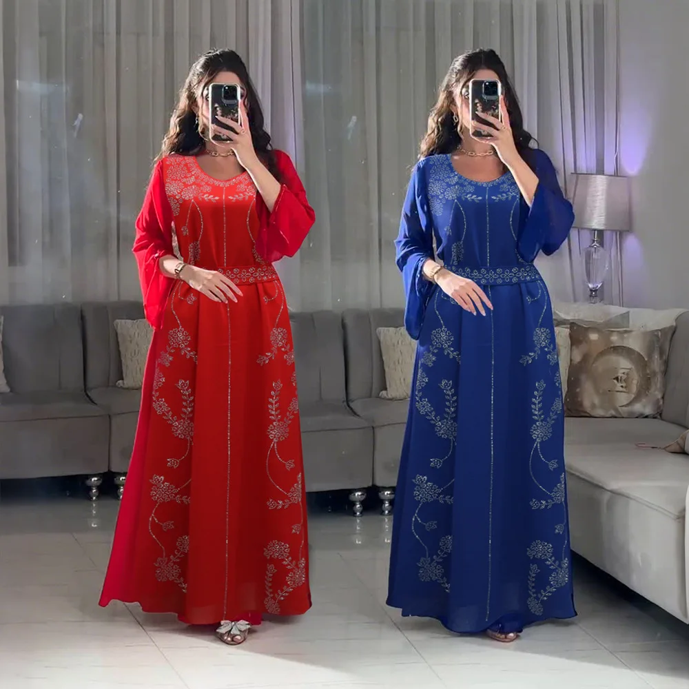 Luxury Dubai Diamonds Abaya Jalabiya Women Muslim Evening Party Dress Turkey Kaftan Eid Djellaba Islam Clothing Kebaya Caftan
Luxury Dubai Diamonds Abaya Jalabiya Women Muslim Evening Party Dress Turkey Kaftan Eid Djellaba Islam Clothing Kebaya Caftan