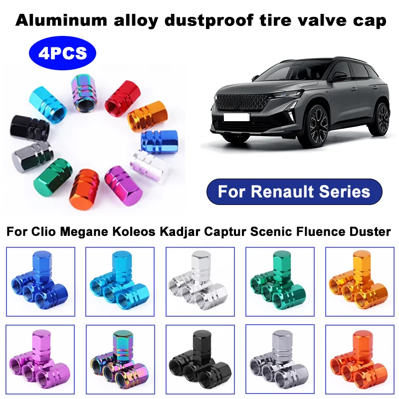 4PCS aluminum alloy car tire valve stem cap tire wheel rim valve cover dustproof and waterproof For Renault Series car accessory
4PCS aluminum alloy car tire valve stem cap tire wheel rim valve cover dustproof and waterproof For Renault Series car accessory