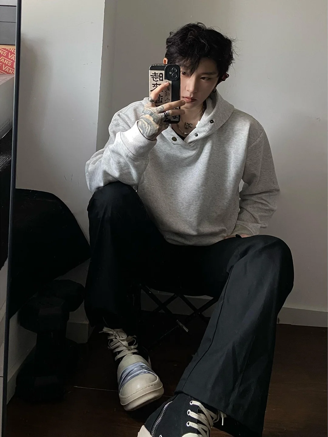 Men's High Collar Hoodie Sweatshirt Comfortable Heavyweight Hardwearing Spring Autumn Casual Fashion American Style Crew Neck
Men's High Collar Hoodie Sweatshirt Comfortable Heavyweight Hardwearing Spring Autumn Casual Fashion American Style Crew Neck