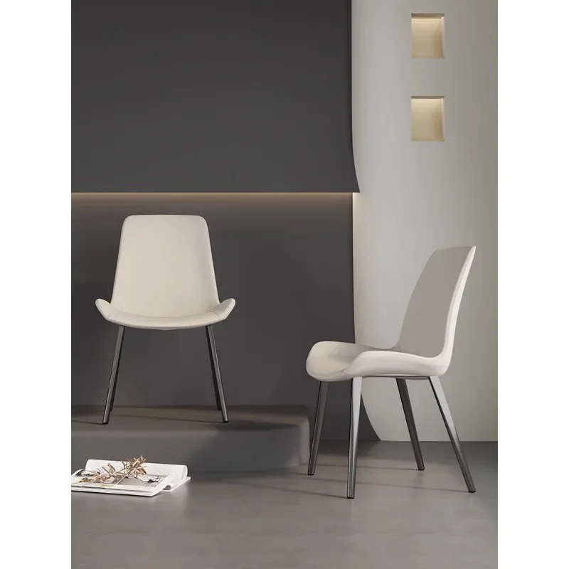 Modern simple Internet celebrity chair new dining chair household cat skin dining table and chairs restaurant chair Italian ligh
Modern simple Internet celebrity chair new dining chair household cat skin dining table and chairs restaurant chair Italian ligh