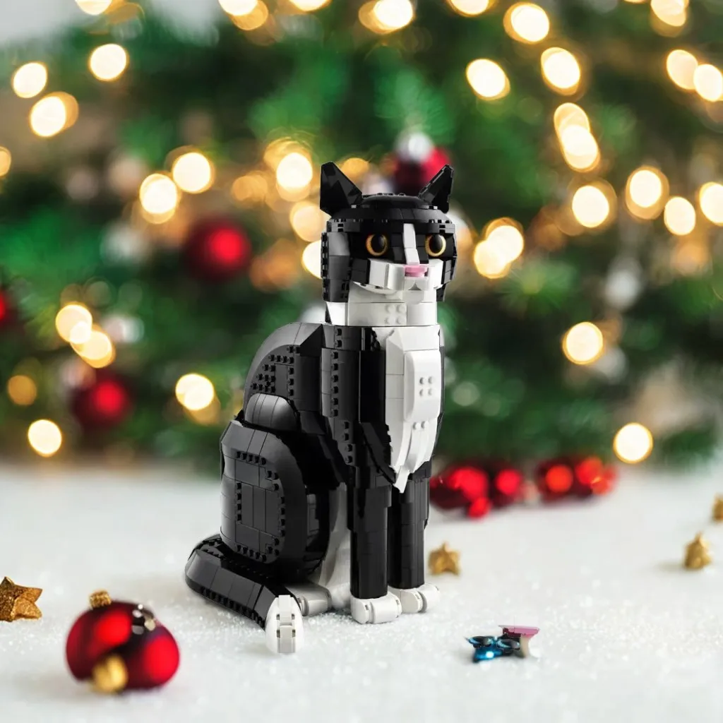 New tuxedo cat puzzle assembly building blocks creative cartoon animal assembly toys DIY educational toys birthday gifts gifts
New tuxedo cat puzzle assembly building blocks creative cartoon animal assembly toys DIY educational toys birthday gifts gifts