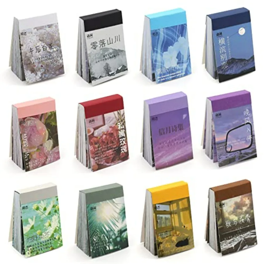 600 Pieces Washi Sticker Set, 12 Set Scrapbooking Diary Planner Album Diary Notebook, Scrapbooking Sticker Journaling Supplies
600 Pieces Washi Sticker Set, 12 Set Scrapbooking Diary Planner Album Diary Notebook, Scrapbooking Sticker Journaling Supplies