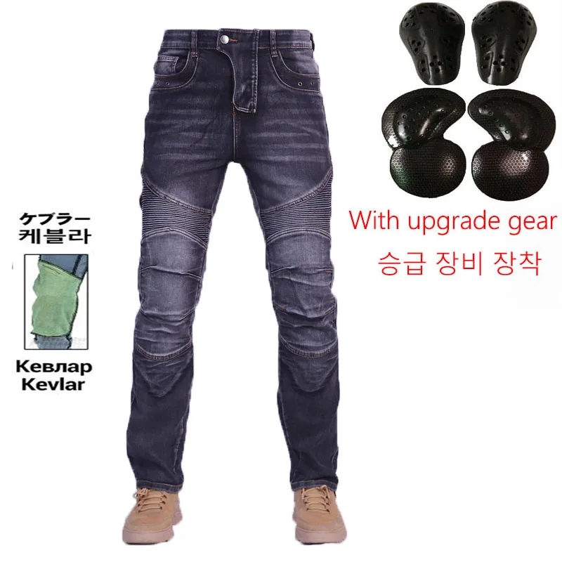 Men's Blue/Black Motorcycle Knee Protective Pants Kavlar Jeans Motorbike Aramid Fireproof Casual Motocross Wearable
Men's Blue/Black Motorcycle Knee Protective Pants Kavlar Jeans Motorbike Aramid Fireproof Casual Motocross Wearable