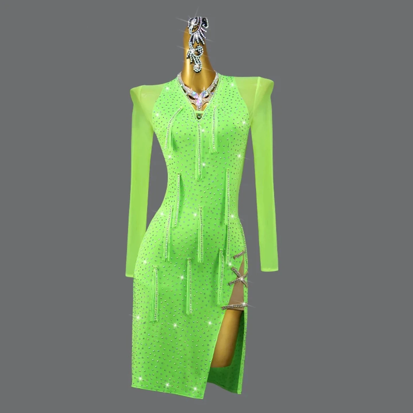 Womens Latin Dance Costumes Stage Outfit Sexy Suit Evening Dress For Prom Practice Wear Performance Sport Party Carnival Clothes
Womens Latin Dance Costumes Stage Outfit Sexy Suit Evening Dress For Prom Practice Wear Performance Sport Party Carnival Clothes