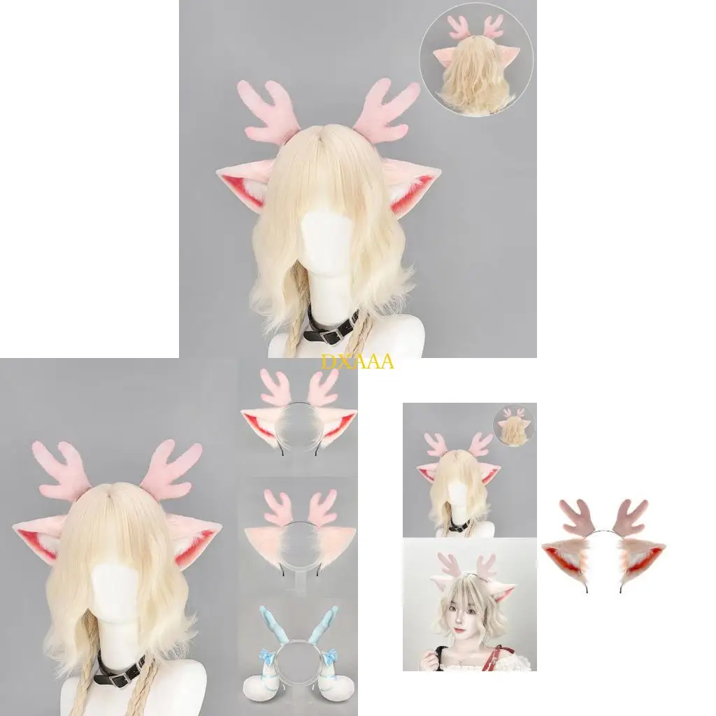 DXAA Faux Antler Animal Ears Headbands For Holiday Role Play Costume Accessories
DXAA Faux Antler Animal Ears Headbands For Holiday Role Play Costume Accessories