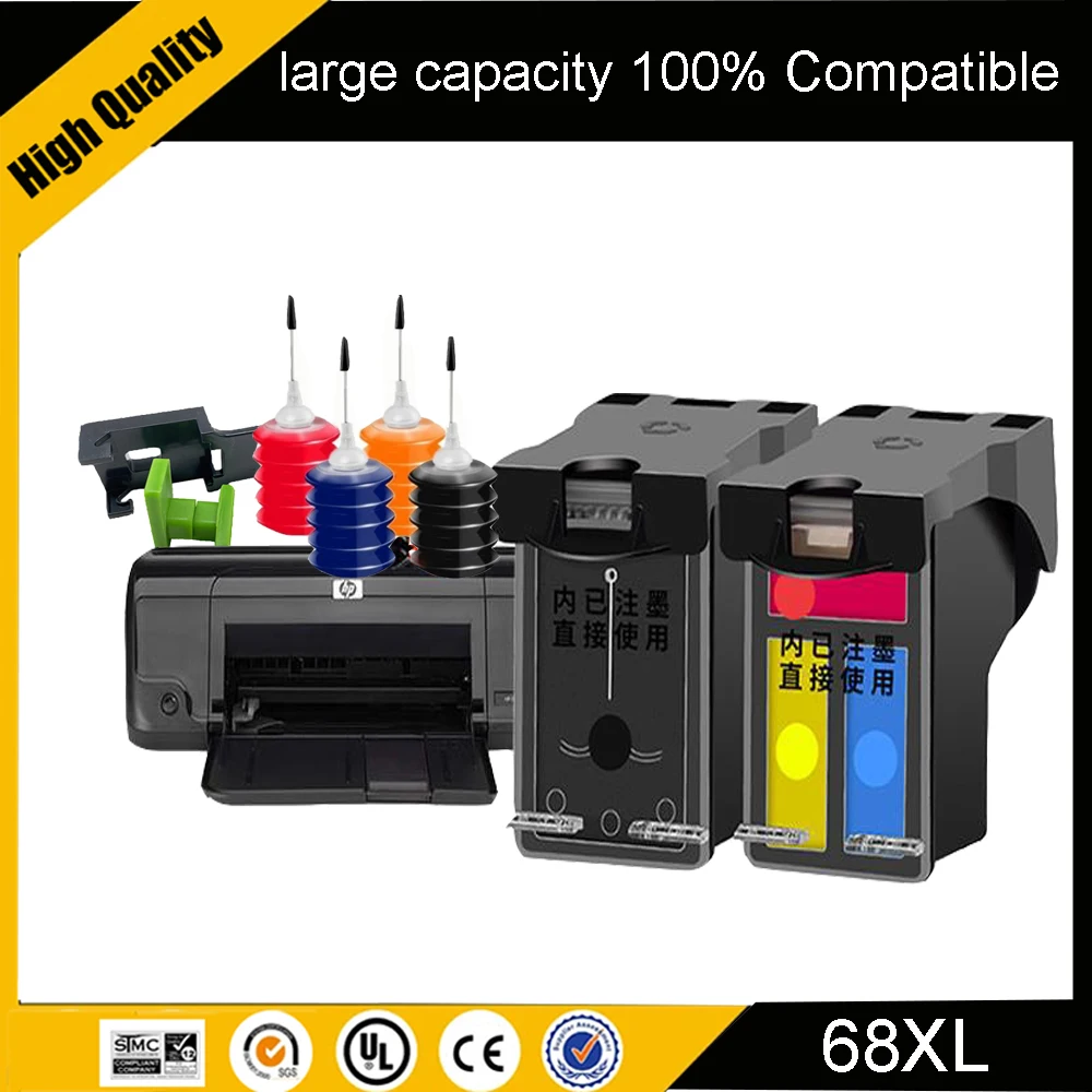 68XL Refillable Ink Cartridge for HP68XL HP 2978 6100 6110e 6500 6520 2900 2910 2920 2921 2922 4300 4310 4320 2974 2975 2976
68XL Refillable Ink Cartridge for HP68XL HP 2978 6100 6110e 6500 6520 2900 2910 2920 2921 2922 4300 4310 4320 2974 2975 2976