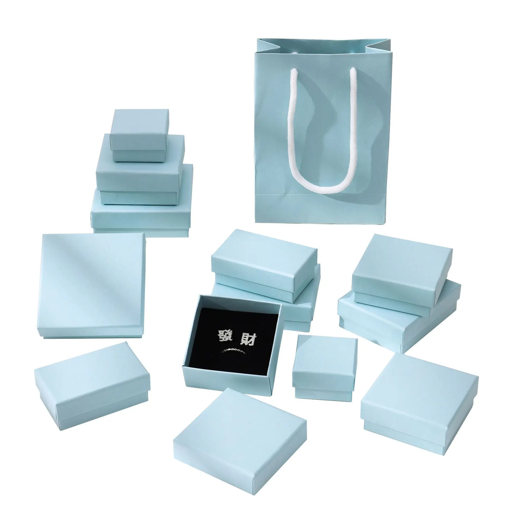 10Pieces Paper Gift Box Jewelry Packaging Carton Rectangular Sponge Lined Sky Blue Color Carton for Necklace Earrings Bracelet
10Pieces Paper Gift Box Jewelry Packaging Carton Rectangular Sponge Lined Sky Blue Color Carton for Necklace Earrings Bracelet