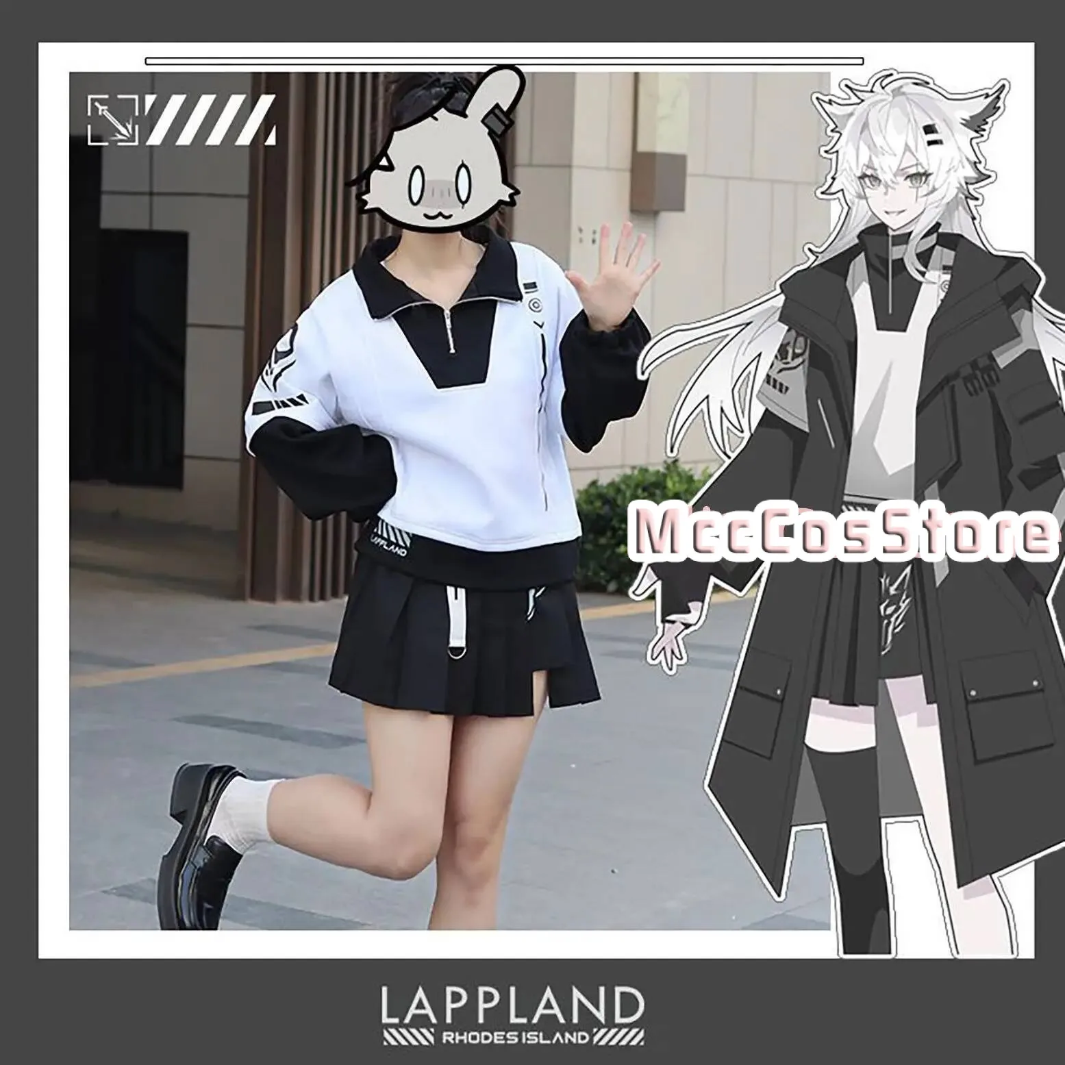 Acg New Arknights Lappland Fanmade Doujin Clothes Long Sleeve Sweatshirt Techwear Windbreaker Skirt Girl Gift Cosplay Outfit Xma
Acg New Arknights Lappland Fanmade Doujin Clothes Long Sleeve Sweatshirt Techwear Windbreaker Skirt Girl Gift Cosplay Outfit Xma