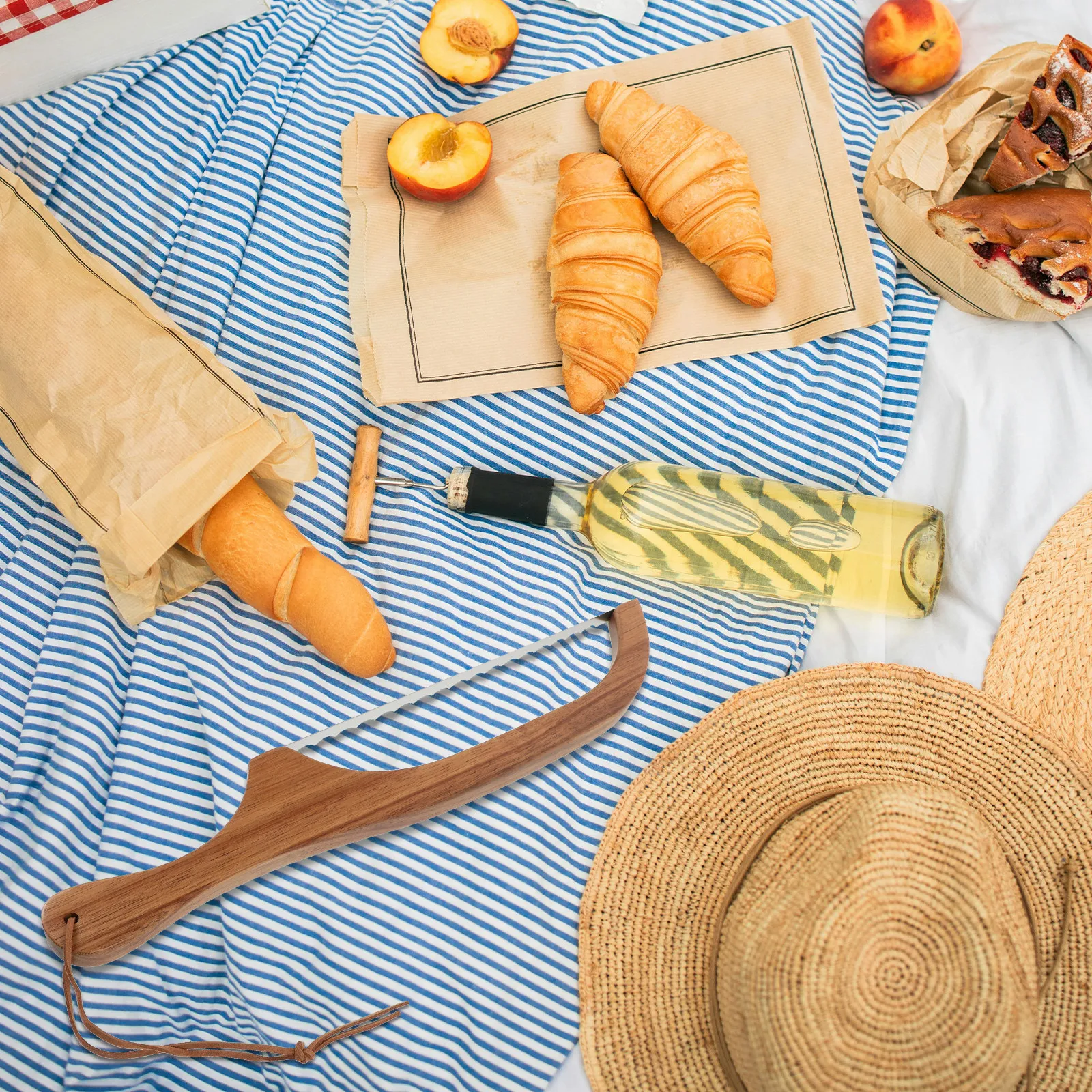 1Set Bread Slicer Serrated Cutter Wood Handle Bread Cake Slicing Tool Easy to Use Stainless Steel Slicer Cutter
1Set Bread Slicer Serrated Cutter Wood Handle Bread Cake Slicing Tool Easy to Use Stainless Steel Slicer Cutter