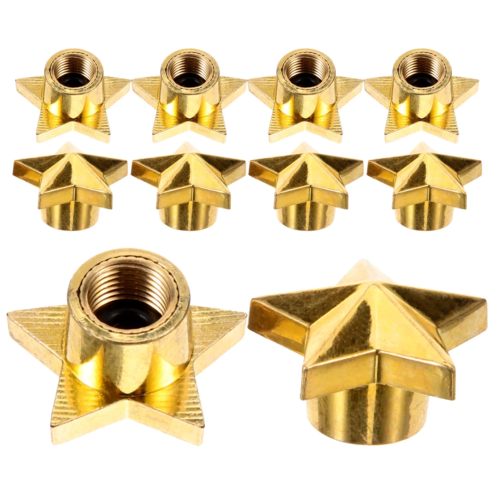 10pcs Tire Valve Caps Star Shape Silver Black Universal Car Dust Covers Motorcycle Bicycle AntiRust Durable
10pcs Tire Valve Caps Star Shape Silver Black Universal Car Dust Covers Motorcycle Bicycle AntiRust Durable