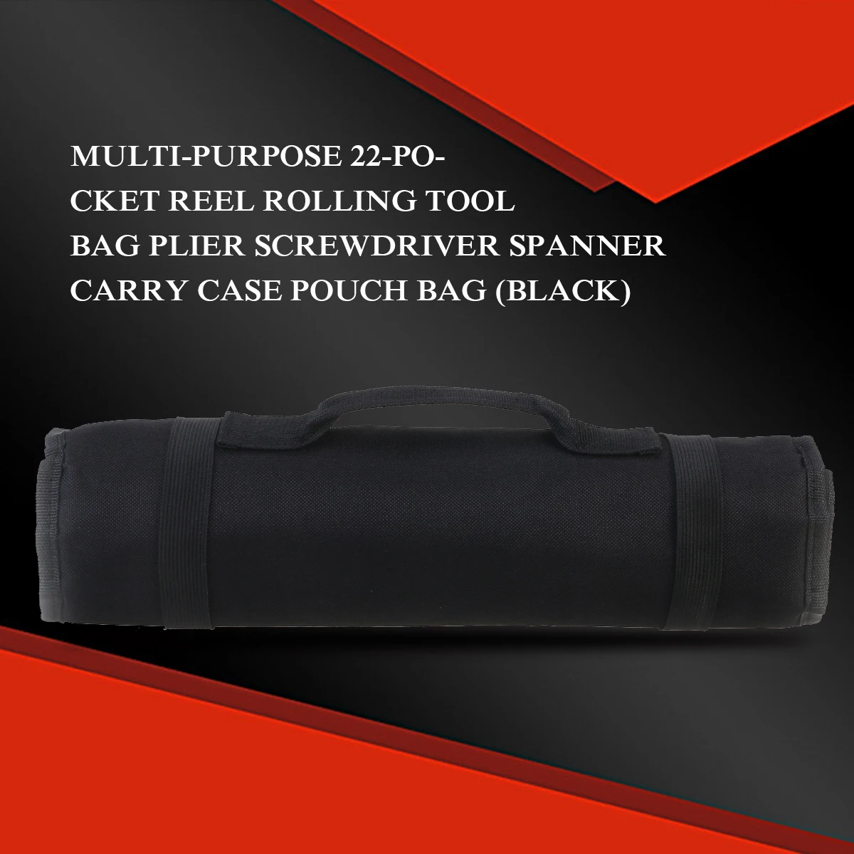 Oxford Cloth Roll Up Tool Pouch 22-Pocket Organizer Portable Tool Bag Plier Screwdriver Spanner Carry Case Black 
Oxford Cloth Roll Up Tool Pouch 22-Pocket Organizer Portable Tool Bag Plier Screwdriver Spanner Carry Case Black