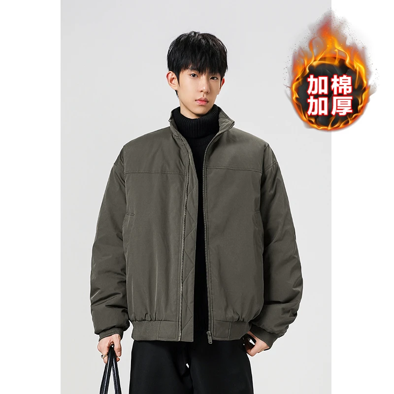 Осень-зима 2025 года, корейский стиль, хлопковая рабочая одежда с воротником, новая бейсбольная куртка, элитный повседневный топ, свободная красивая куртка
Осень-зима 2025 года, корейский стиль, хлопковая рабочая одежда с воротником, новая бейсбольная куртка, элитный повседневный топ, свободная красивая куртка