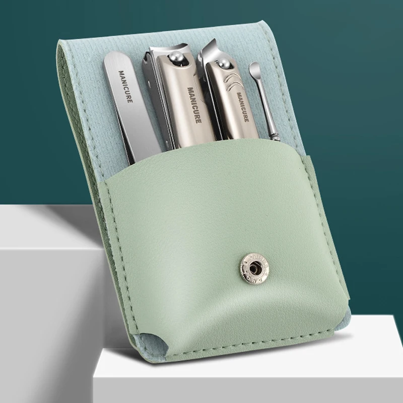 Portable Manicure Set Pedicure kit Stainless Steel Nail Clippers Tool Travel Grooming Case Gift Box Nail Kit Scissors 4Pcs/Set
Portable Manicure Set Pedicure kit Stainless Steel Nail Clippers Tool Travel Grooming Case Gift Box Nail Kit Scissors 4Pcs/Set